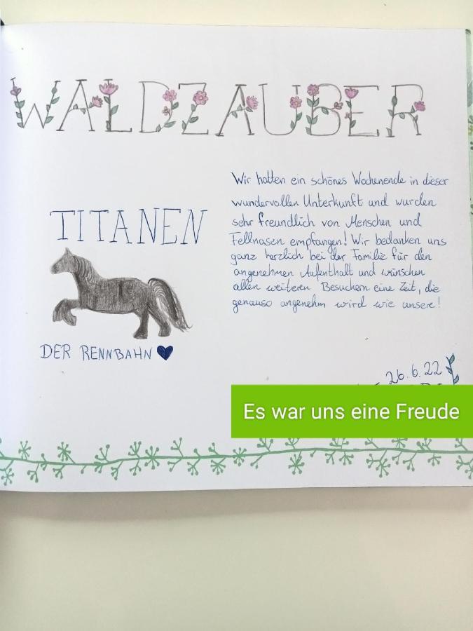 Ferienzimmer Waldzauber Borkwalde Exterior foto